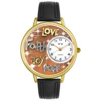 Faith Hope Love Joy Watch in Gold or Silver Unisex G 0710015