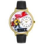 Firefighter Watch in Gold or Silver Unisex G 0610027 Firefighter Watch in Gold or Silver Unisex G 0610027