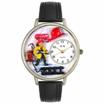 Firefighter Watch in Silver Unisex U 0610027 Firefighter Watch in Silver Unisex U 0610027