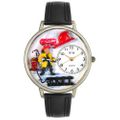 Firefighter Watch in Silver Unisex U 0610027 Firefighter Watch in Silver Unisex U 0610027