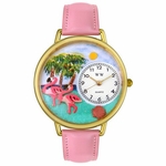 Flamingo Watch in Gold or Silver Unisex G 0150001 Flamingo Watch in Gold or Silver Unisex G 0150001