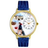 Flight Attendant Watch in Gold or Silver Unisex G 0610007