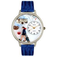 Flight Attendant Watch in Silver Unisex U 0610007