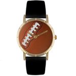 Football Lover Print Watch Classic Gold Style P 0840017 Football Lover Print Watch Classic Gold Style P 0840017