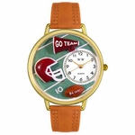 Football Watch in Gold or Silver Unisex G 0820008 Football Watch in Gold or Silver Unisex G 0820008