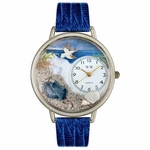 Footprints Watch in Silver Unisex U 0710013