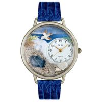 Footprints Watch in Silver Unisex U 0710013