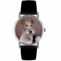 Fox Terrier Print Watch in Silver Classic R 0130039 Fox Terrier Print Watch in Silver Classic R 0130039