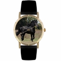 Friesian Horse Print Watch in Gold Classic P 0110025 Friesian Horse Print Watch in Gold Classic P 0110025