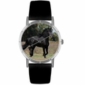 Friesian Horse Print Watch in Silver Classic R 0110025 Friesian Horse Print Watch in Silver Classic R 0110025