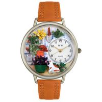 Gardening Watch in Silver Unisex U 1210008