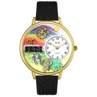 Gay Pride Watch in Gold or Silver Unisex G 1110009