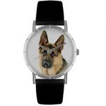 German Shepherd Print Watch in Silver Classic R 0130040 German Shepherd Print Watch in Silver Classic R 0130040