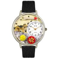 German Shepherd Watch in Silver Unisex U 0130040