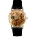 Golden Retriever Print Watch in Gold Classic P 0130042 Golden Retriever Print Watch in Gold Classic P 0130042