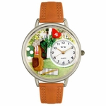 Golf Bag Watch in Silver Unisex U 0810002 Golf Bag Watch in Silver Unisex U 0810002