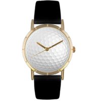 Golf Lover Print Watch Classic Gold Style P 0840009