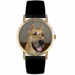 Great Dane Print Watch in Gold Classic P 0130080 Great Dane Print Watch in Gold Classic P 0130080