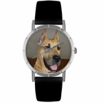 Great Dane Print Watch in Silver Classic R 0130080 Great Dane Print Watch in Silver Classic R 0130080