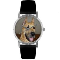 Great Dane Print Watch in Silver Classic R 0130080