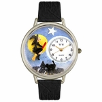 Halloween Flying Witch Watch in Silver Unisex U 1220001 Halloween Flying Witch Watch in Silver Unisex U 1220001