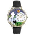 Halloween Ghost Watch in Silver Unisex U 1220032 Halloween Ghost Watch in Silver Unisex U 1220032