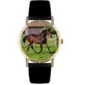 Hanoverian Horse Print Watch in Gold Classic P 0110027 Hanoverian Horse Print Watch in Gold Classic P 0110027