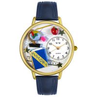 History Teacher Watch in Gold or Silver Unisex G 0640006
