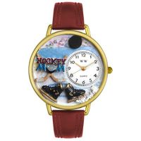 Hockey Mom Watch in Gold or Silver Unisex G 1010020