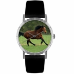 Holsteiner Horse Print Watch in Silver Classic R 0110028 Holsteiner Horse Print Watch in Silver Classic R 0110028