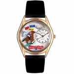 Horse Racing Watch Classic Gold Style C 0810007 Horse Racing Watch Classic Gold Style C 0810007