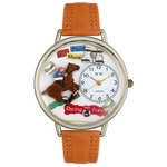 Horse Racing Watch in Silver Unisex U 0810017 Horse Racing Watch in Silver Unisex U 0810017