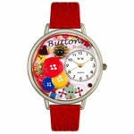 I Love Buttons Watch in Silver Unisex U 0410011 I Love Buttons Watch in Silver Unisex U 0410011