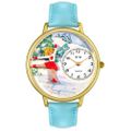 Ice Skating Watch in Gold or Silver Unisex G 0810024 Ice Skating Watch in Gold or Silver Unisex G 0810024