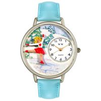 Ice Skating Watch in Silver Unisex U 0810024