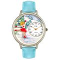 Ice Skating Watch in Silver Unisex U 0810024 Ice Skating Watch in Silver Unisex U 0810024