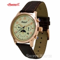 Ingersoll IN1203RWH Union Mens Automatic Leather Watch Ingersoll IN1203RWH Union Mens Automatic Leather Watch