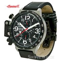 Ingersoll IN1607BK Bison 28 Mens Black Leather Watch