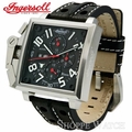 Ingersoll IN1613BKWH Bison No. 11 Mens Black Leather Watch