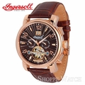 Ingersoll IN1806RBR Santee Mens Brown Leather Strap Watch Ingersoll IN1806RBR Santee Mens Brown Leather Strap Watch