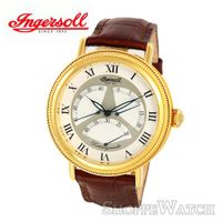 Ingersoll IN2601GWH Mens Automatic Leather Watch