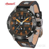 Ingersoll IN2803BOR Bison No.12 Black Automatic Leather Watch