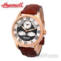 Ingersoll IN3800RG Mens Automatic Leather Watch