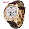 Ingersoll IN4403RWH Pennsylvania Mens Black Automatic Leather Watch Ingersoll IN4403RWH Pennsylvania Mens Black Automatic Leather Watch