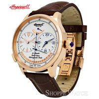 Ingersoll IN4403RWH Pennsylvania Mens Black Automatic Leather Watch