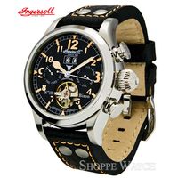 Ingersoll IN4506BKOR Mens Black Automatic Leather Watch