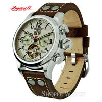 Ingersoll IN4506WHGR Mens Champagne Dial Automatic Leather Watch