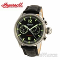 Ingersoll IN4600BK Mens Mechanical Chronograph Leather Watch Ingersoll IN4600BK Mens Mechanical Chronograph Leather Watch