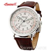 Ingersoll IN4601CR Crow Mens Leather Chronograph Watch