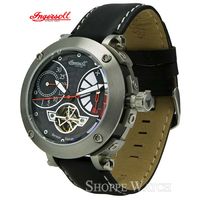 Ingersoll IN6902BK Mens Black Dial Automatic Leather Watch